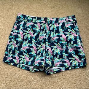 Crown & Ivy Women’s Multicolor Caroline Chino Shorts - Size 16 - EUC - Stretch